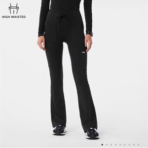 NWT Figs High Waisted Seville Flare Scrubleggings